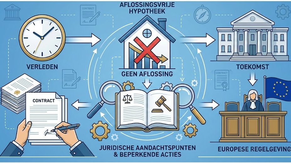 Schema juridische aandachtspunten rond de aflossingsvrije hypotheek