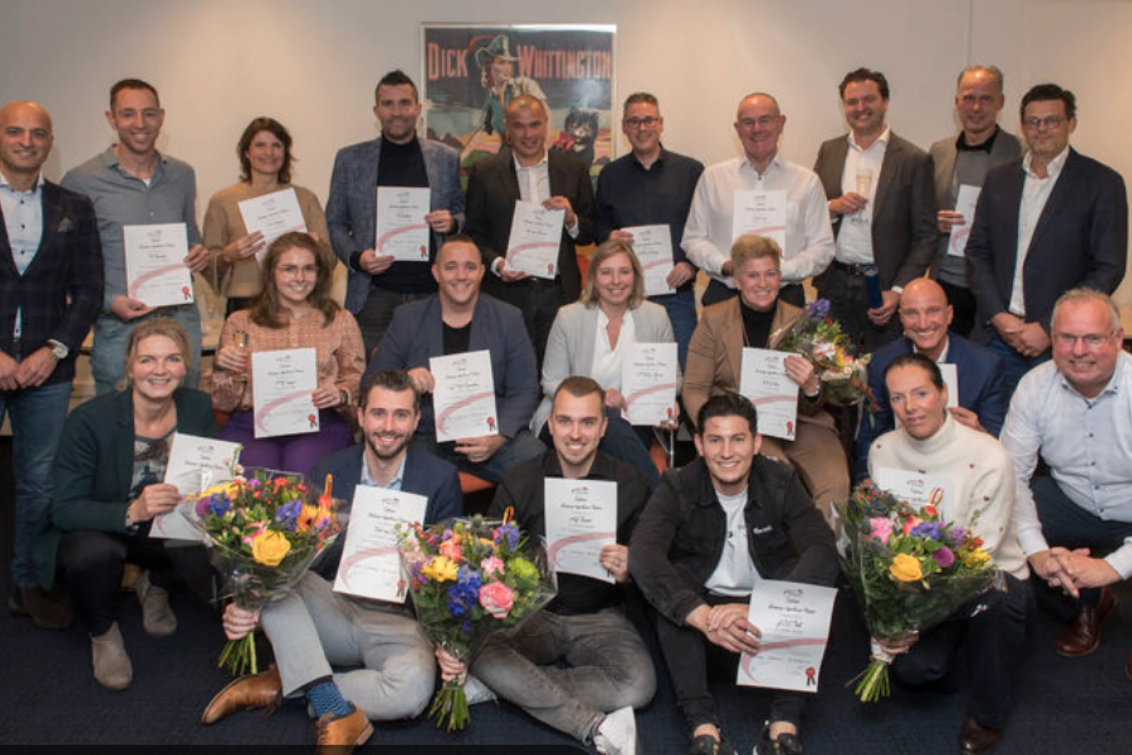 Felicitaties voor geslaagden