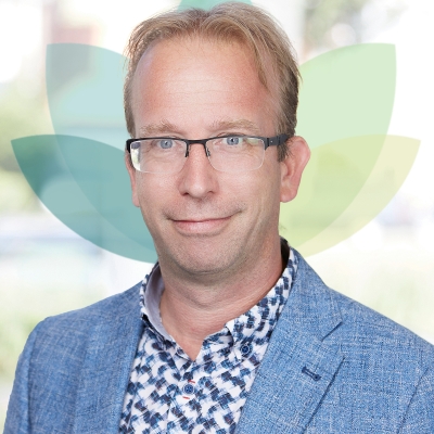 Portretfoto van W.B. (Wouter) Droog, financieel adviseur