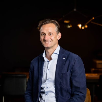 Portretfoto van A.J. (Arend Jan) Veurink, financieel adviseur